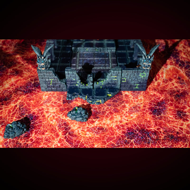 Texture Mat 24" x 24": Magma Pool (Gridless)