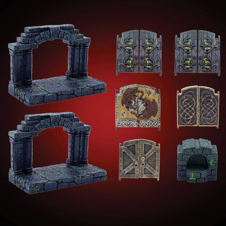 Dungeon Double Doors - Sinister (Painted)