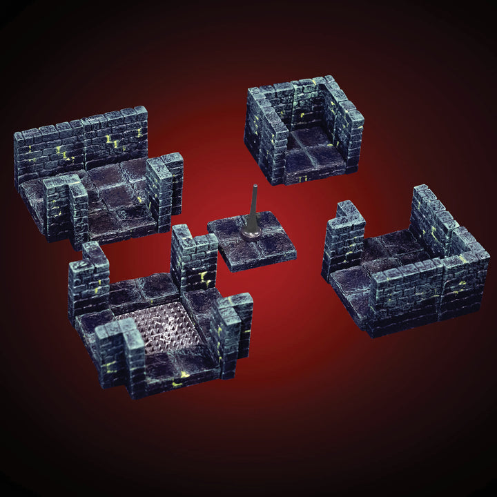 Dungeon Passages - Intersections - Sinister (Painted)