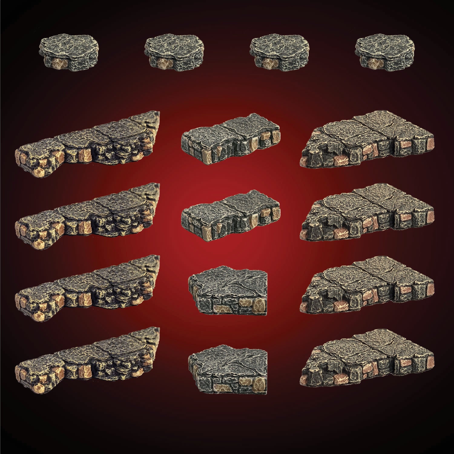 Angled Ledges (Unpainted) – Dwarven Forge