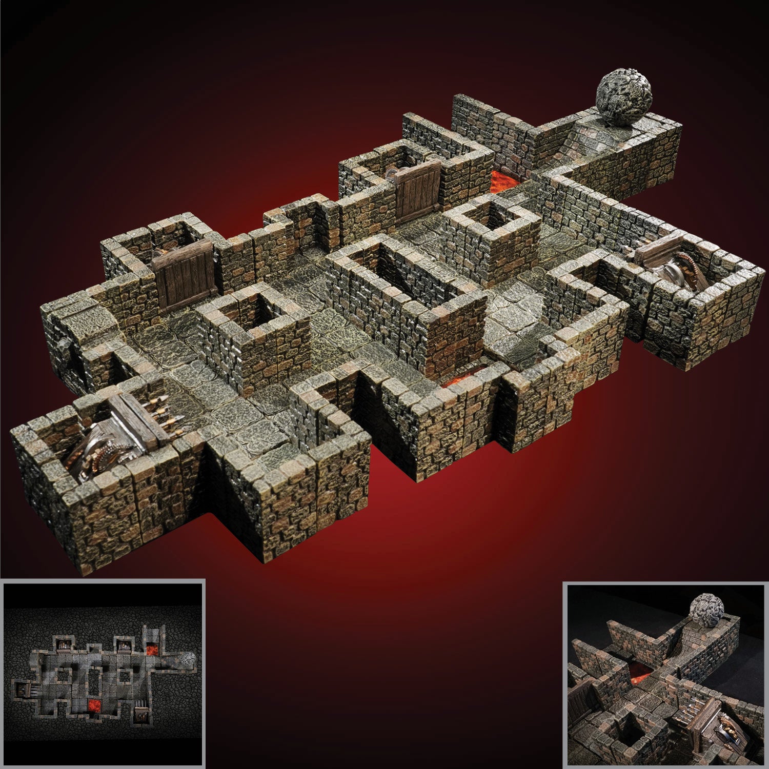 Encounter 11: Doomroller's Labyrinth (Painted), NO ANCHOR MAGNETS ...
