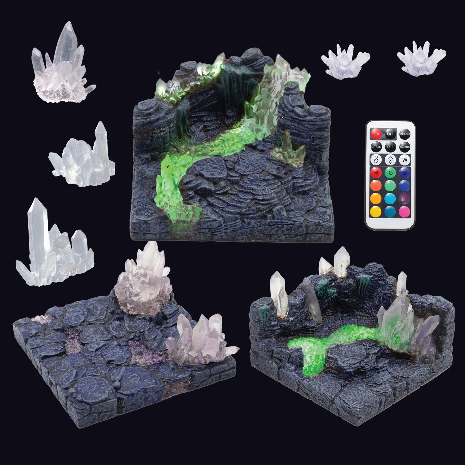 Crystal Caverns Epic Elements - Underdoom (Painted) – Dwarven Forge