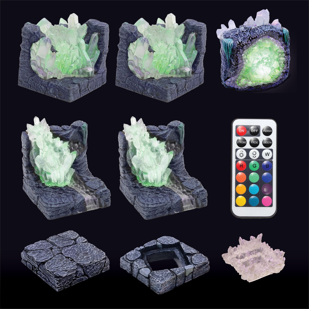Crystal Caverns Walls and Corners - Underdoom (Painted)
