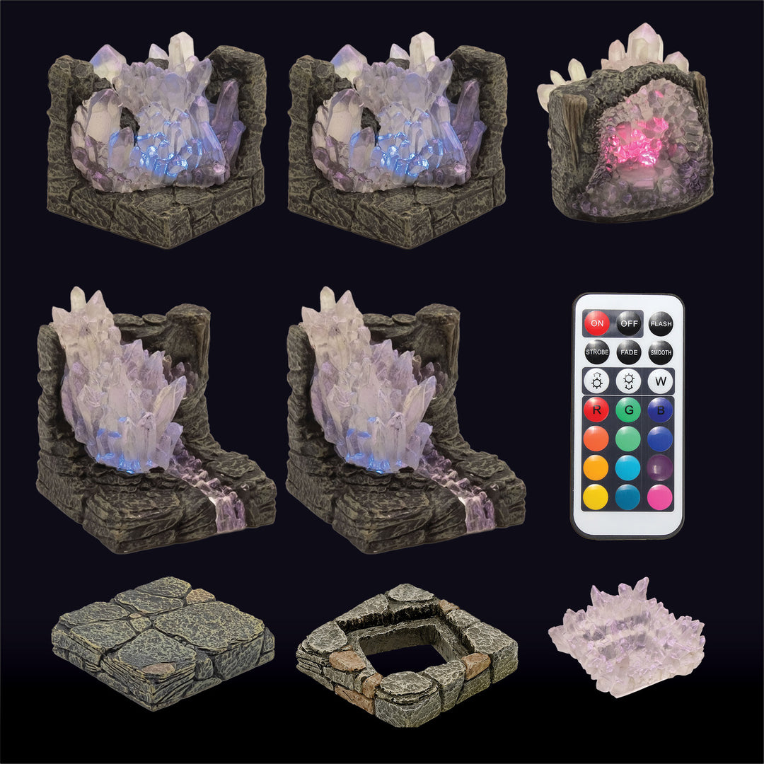 Crystal Caverns Walls and Corners (Unpainted)