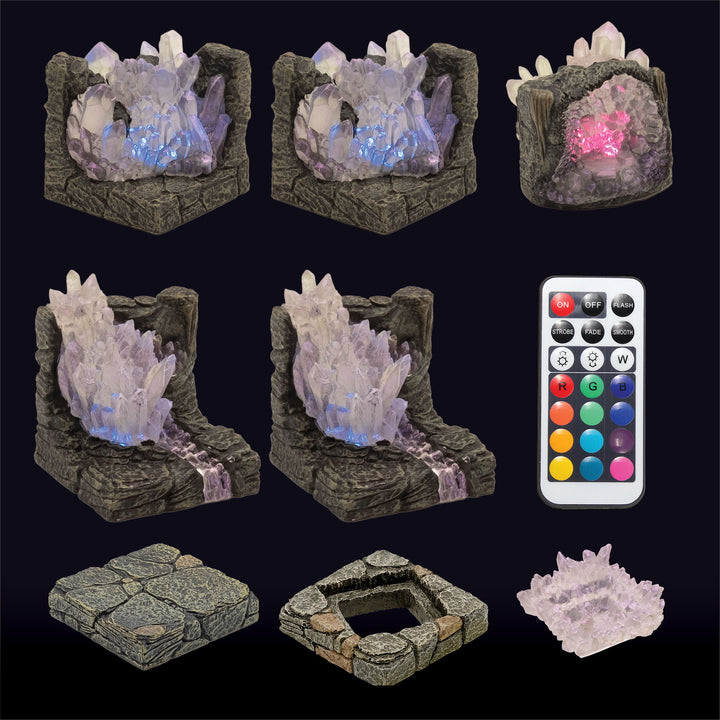 Crystal Caverns Walls and Corners (Unpainted)