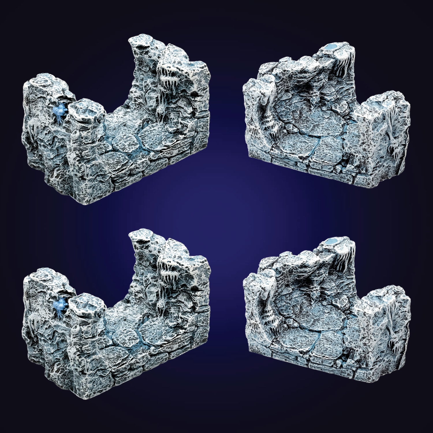 Ice Passages Pack (Painted) – Dwarven Forge