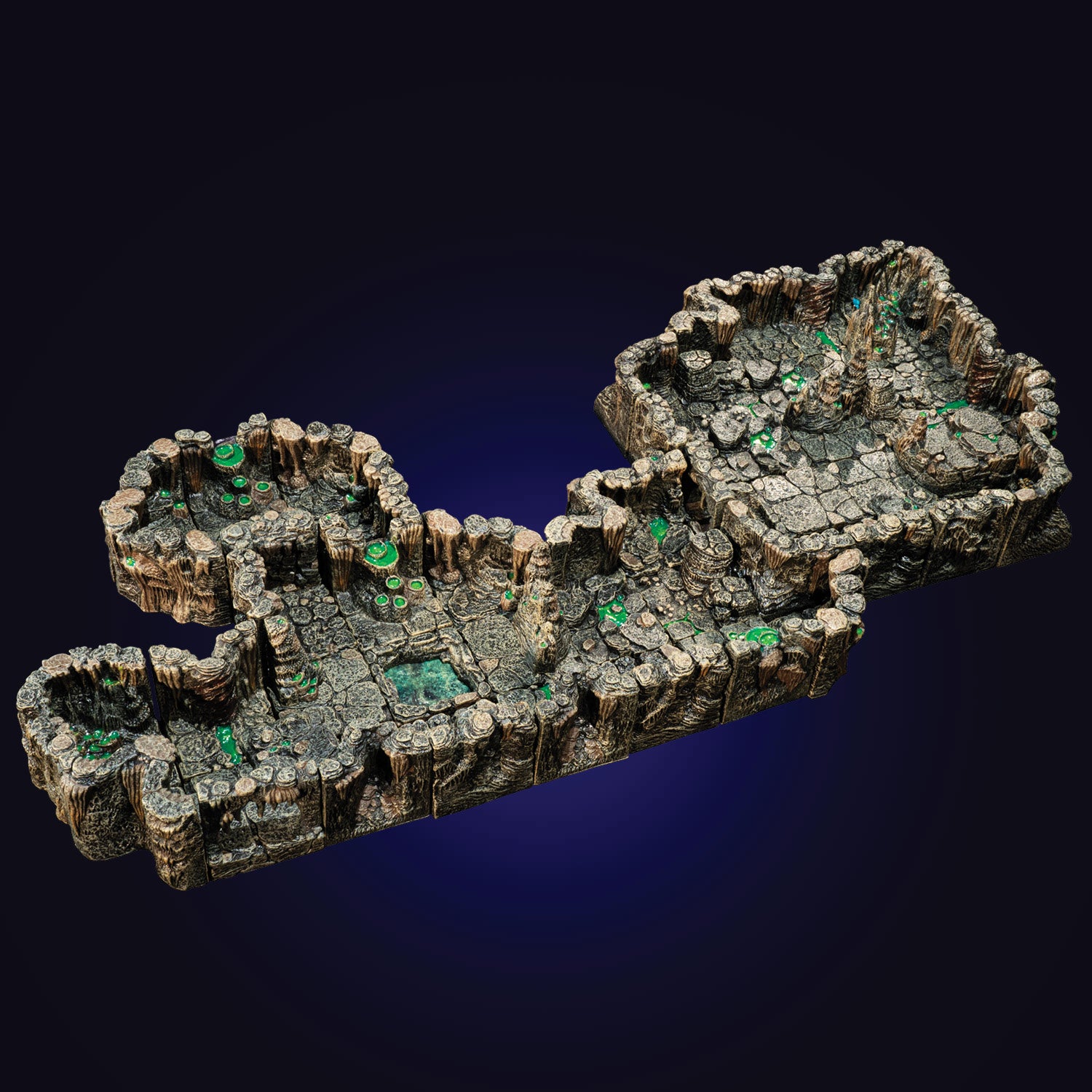 Dwarven Forge Core Cavern Mega Set - Hand Painted Modular Core D&D ...