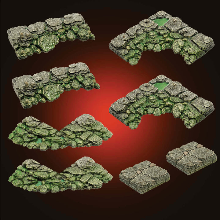 Large Stone Banks / Std Cavern Paint (Unpainted)