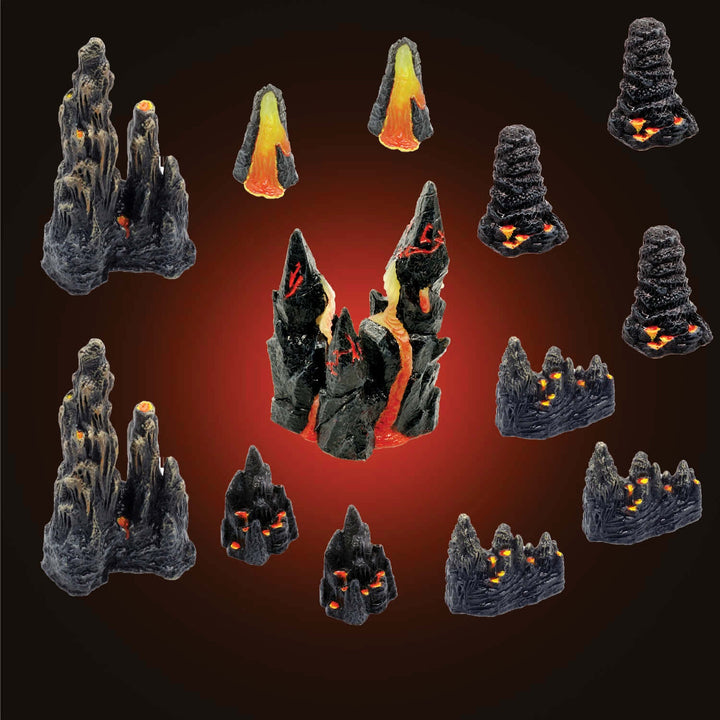 Lava Stalagmites Pack (Unpainted)