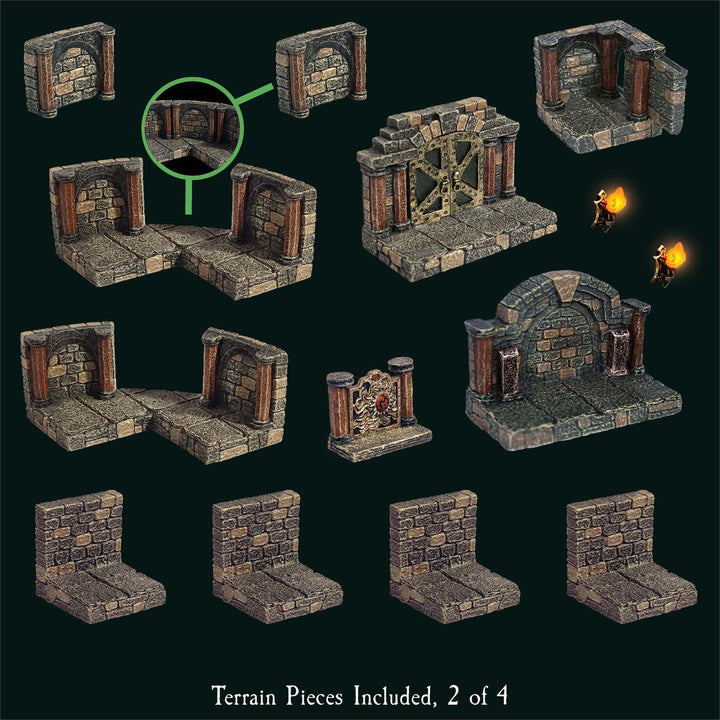 Plaguestone Sinister Dungeon Lair Bundle (Unpainted)