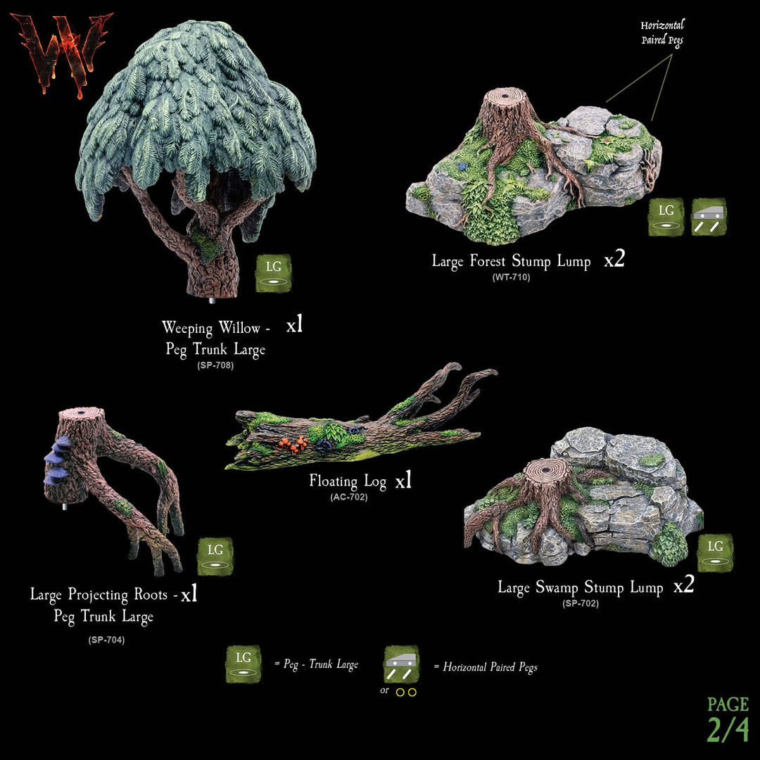 Wildlands Trees - Megapack (Unpainted)