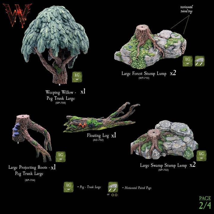 Wildlands Trees - Megapack (Unpainted)