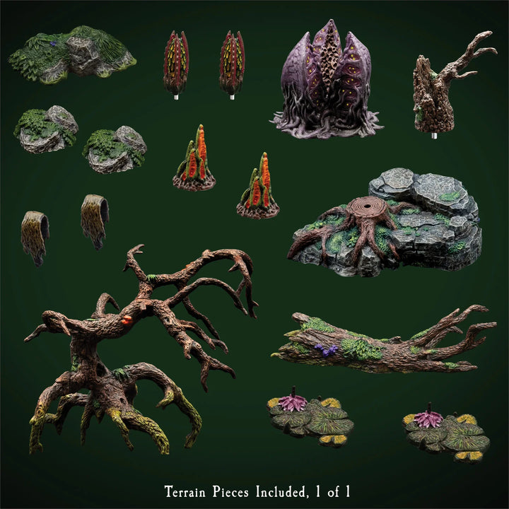 Swamp Starter Set (Unpainted)