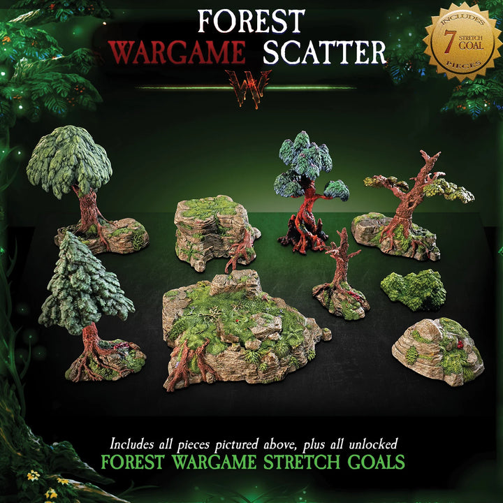 Forest Wargame Scatter (Unpainted)