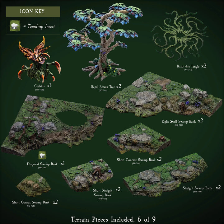 Forest Mega Build - "Titanstooth Glade" (Painted)
