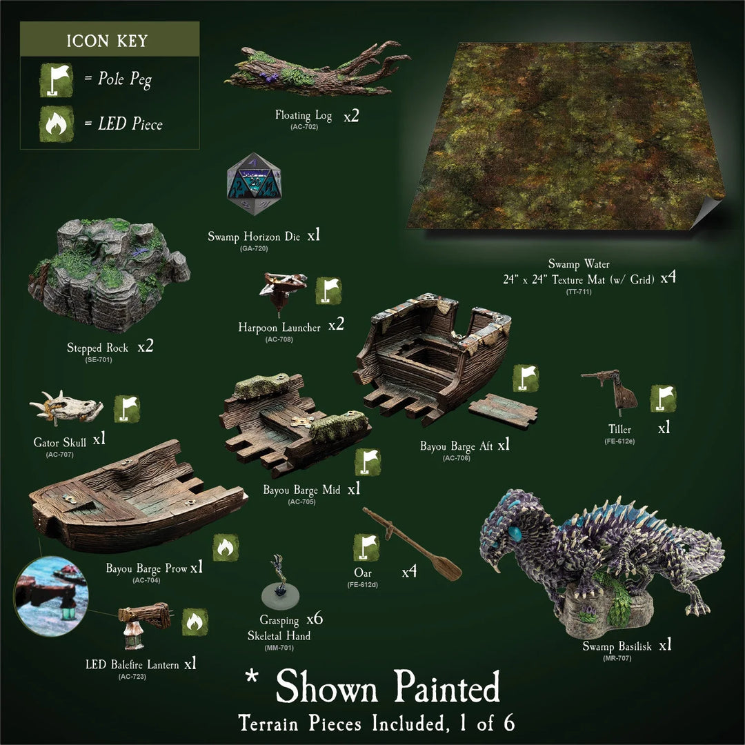 Swamp Mega Build - "Sorrow Isle" (Unpainted)