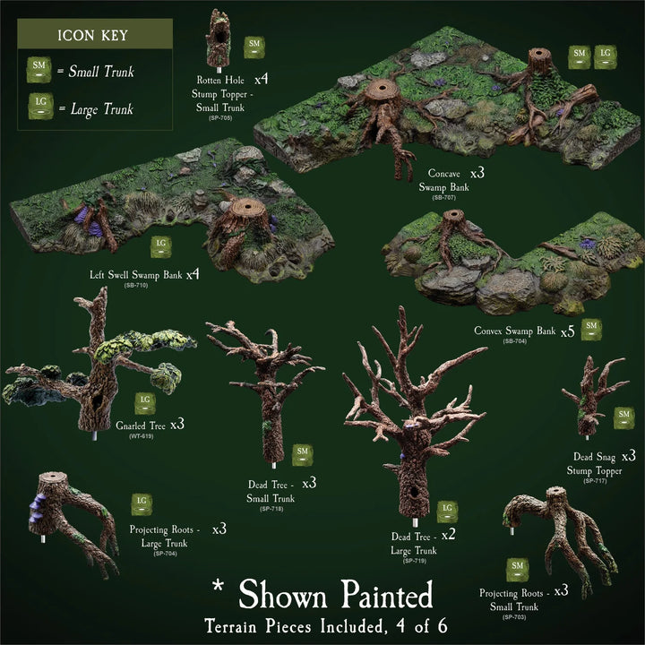 Swamp Mega Build - "Sorrow Isle" (Unpainted)