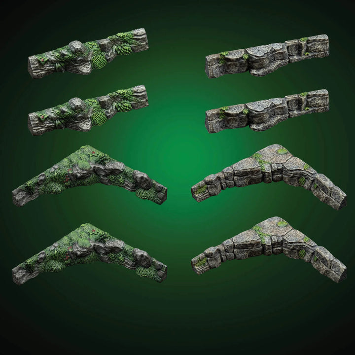 Trifecta Ledges - Basic Builder Escarpment Companion Pack (Unpainted)