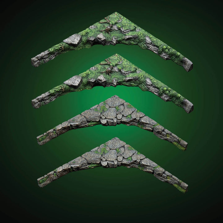 Trifecta Ledges - Convex Escarpment Companion Pack (Unpainted)