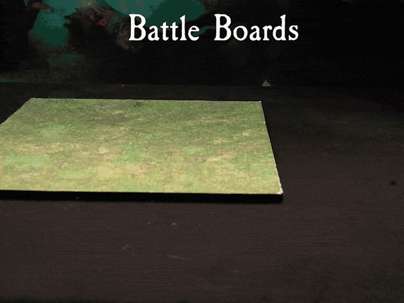 Battleboard Single 12"x12": Forest Patchy Ground