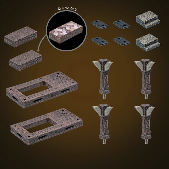 Rustic Wood - Grand Promenade Floor (Unpainted)