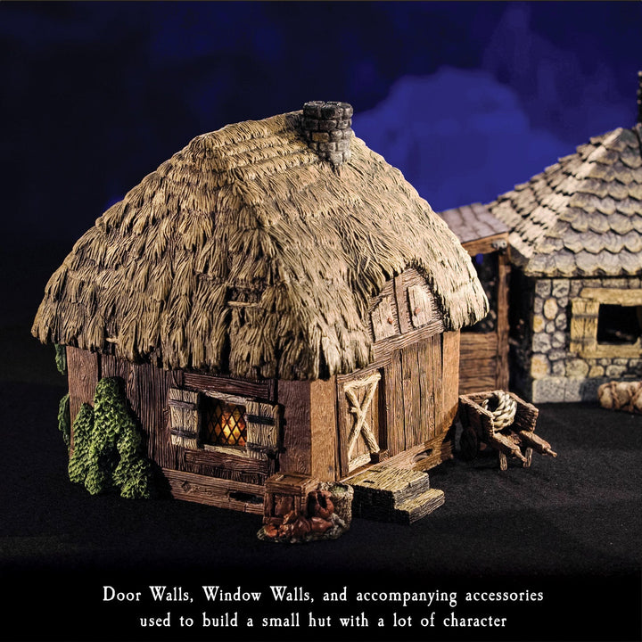 Rustic Wood Core - Standard Walls & Posts (Unpainted)