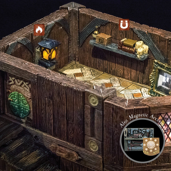 Rustic Wood Core - Tavern Walls & Posts (Unpainted)