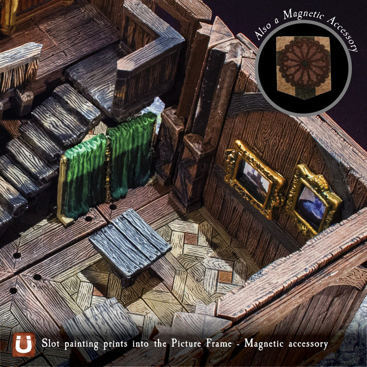 Rustic Wood Core - Manorhouse Walls & Posts (Painted)