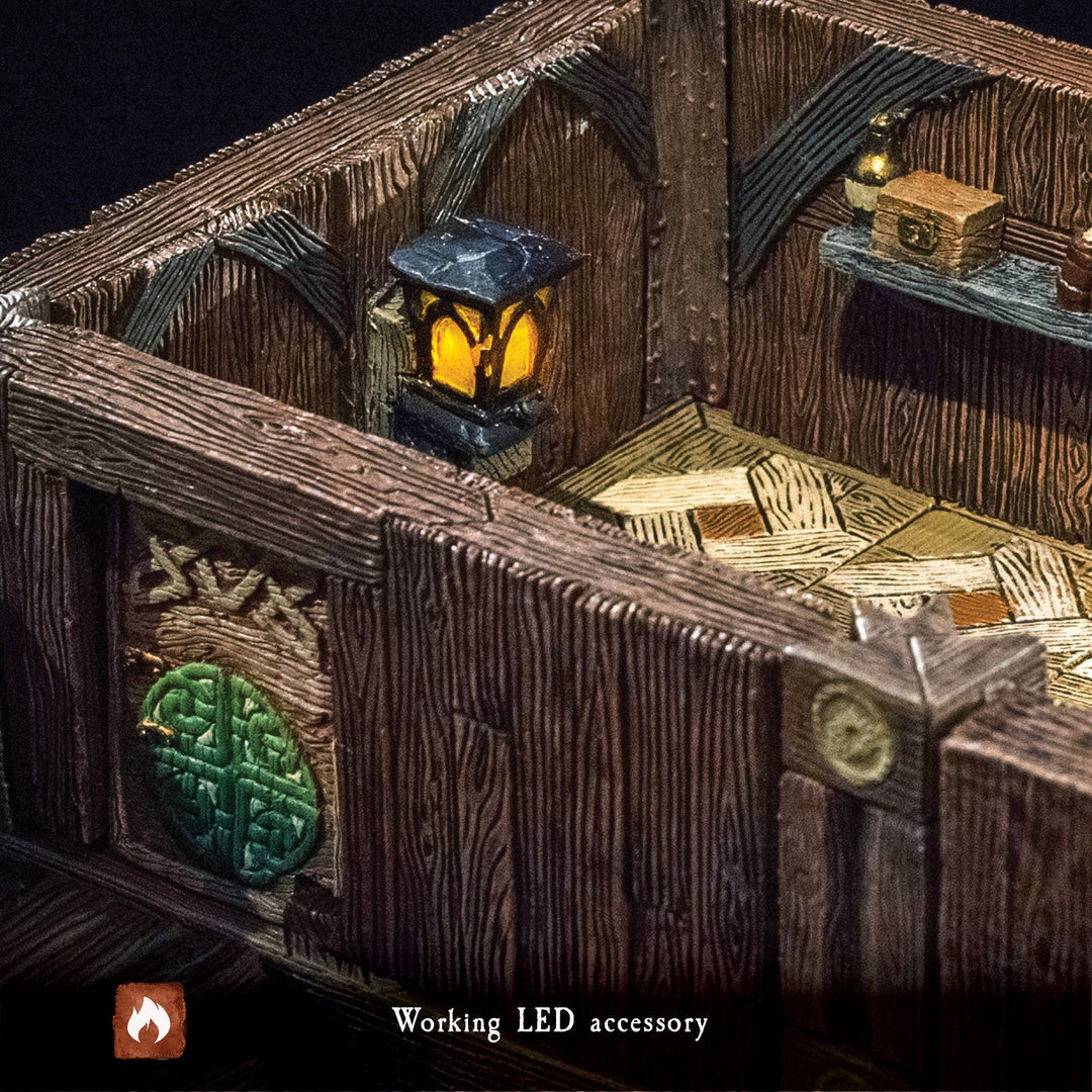 Rustic Wood Core - Manorhouse Walls & Posts (Painted)
