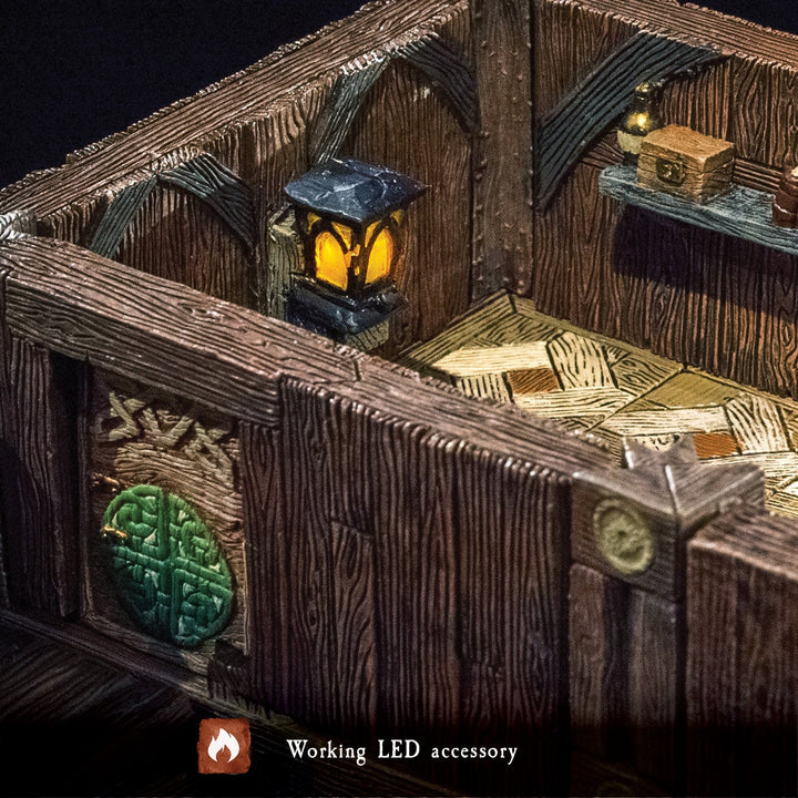 Rustic Wood Core - Fortified Walls & Posts (Unpainted)