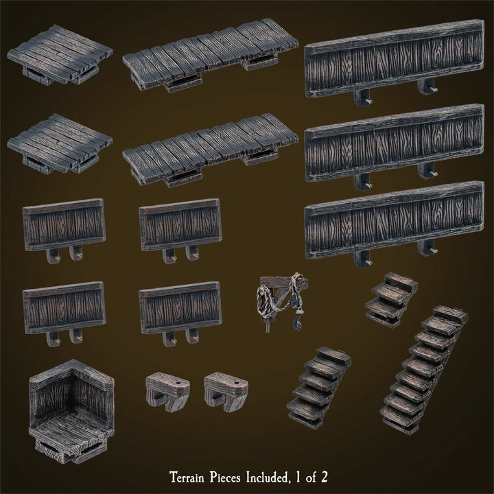 Scaffolding - Balcony Builder (Painted)