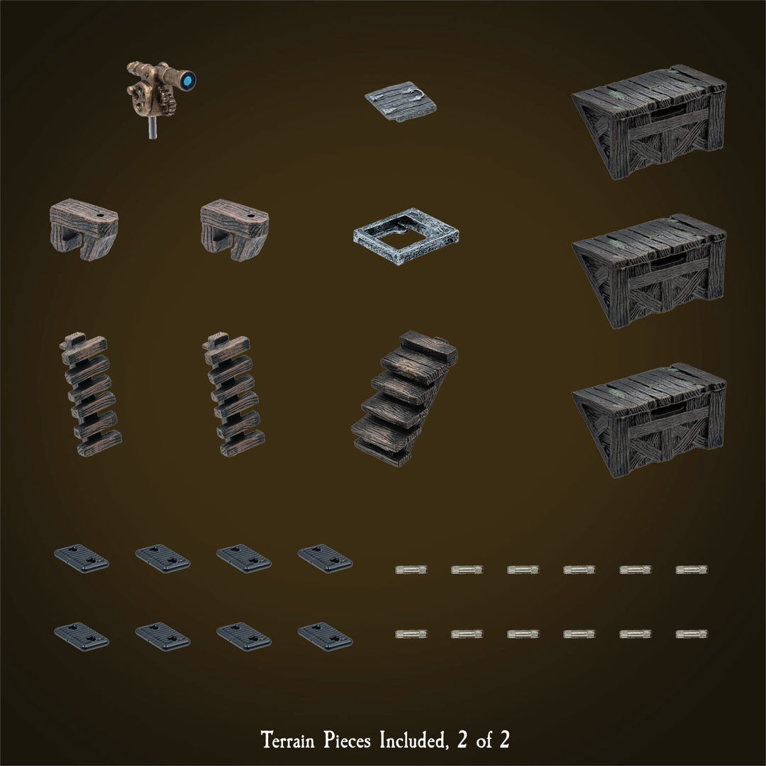 Scaffolding - Widow's Walk Builder (Painted)