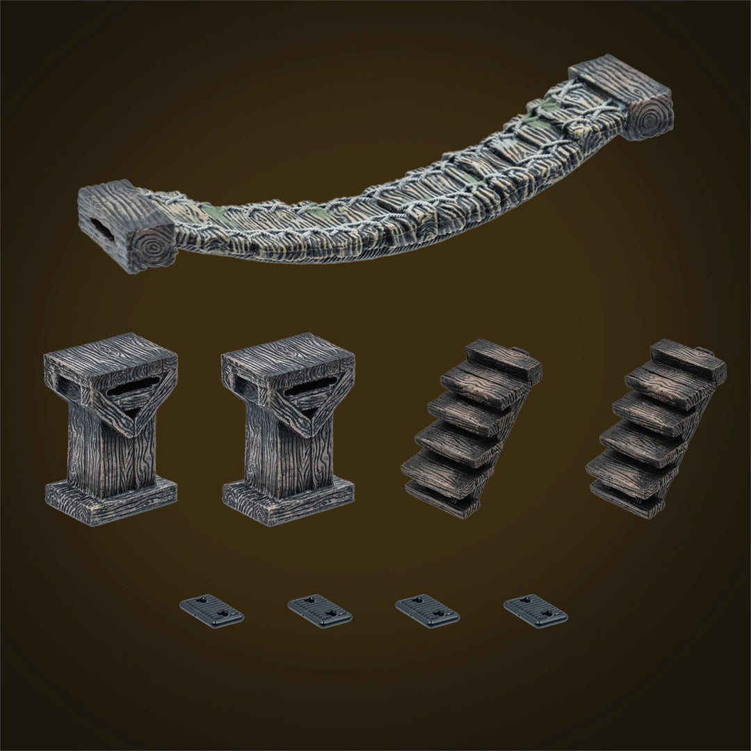 Scaffolding - Rope Bridge Builder (Painted)