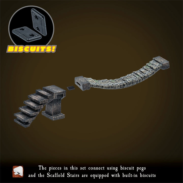Scaffolding - Rope Bridge Builder (Unpainted)
