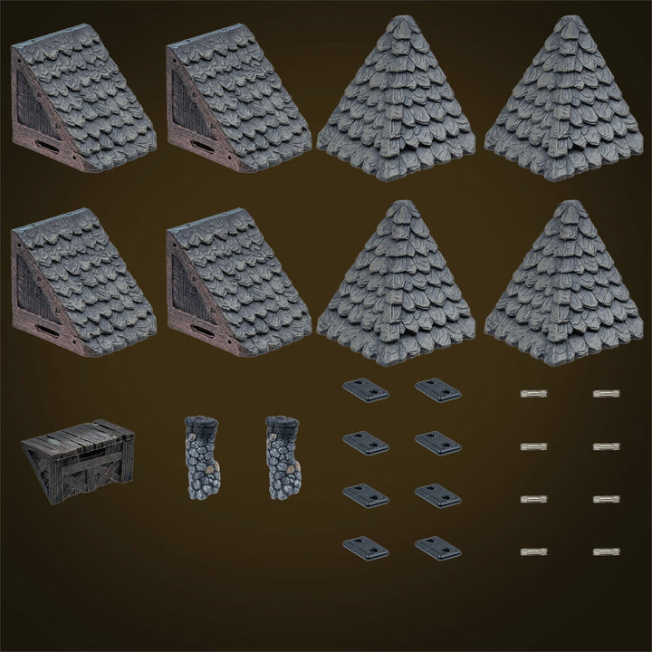 Modular Roof Core - Standard Roof - Dark (Painted)