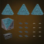 Modular Roof - Diagonal Roof - Green (Painted)