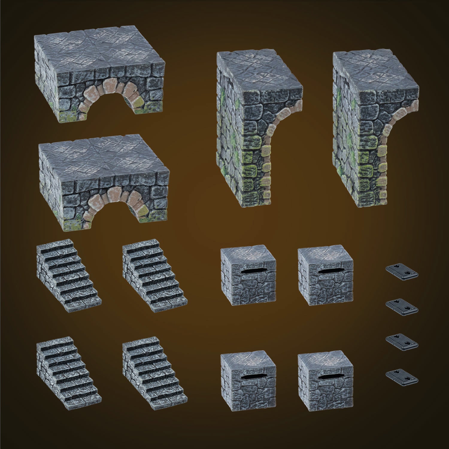 Urban Elevation - Arches (Unpainted) – Dwarven Forge