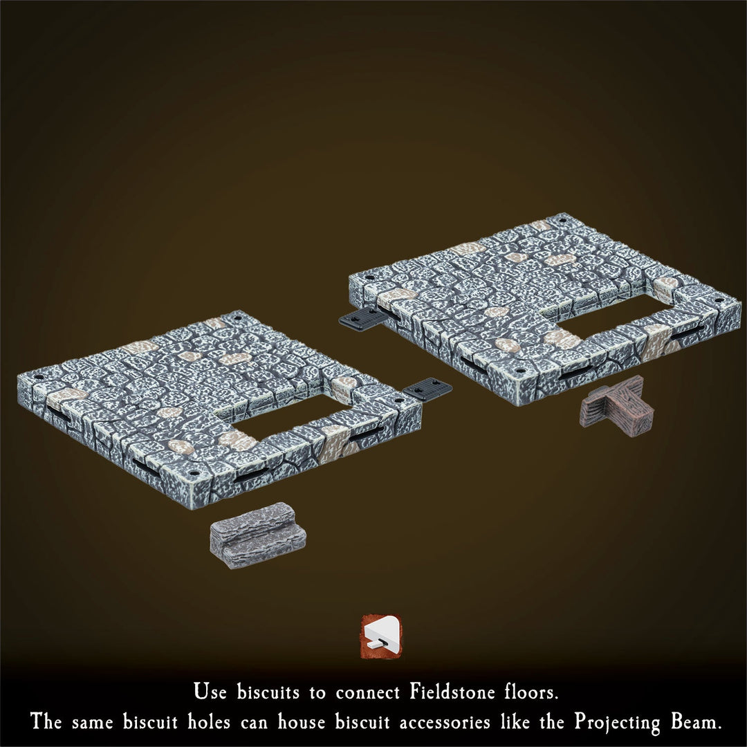 Fieldstone Core - 4x4 Floors Remastered (Painted)