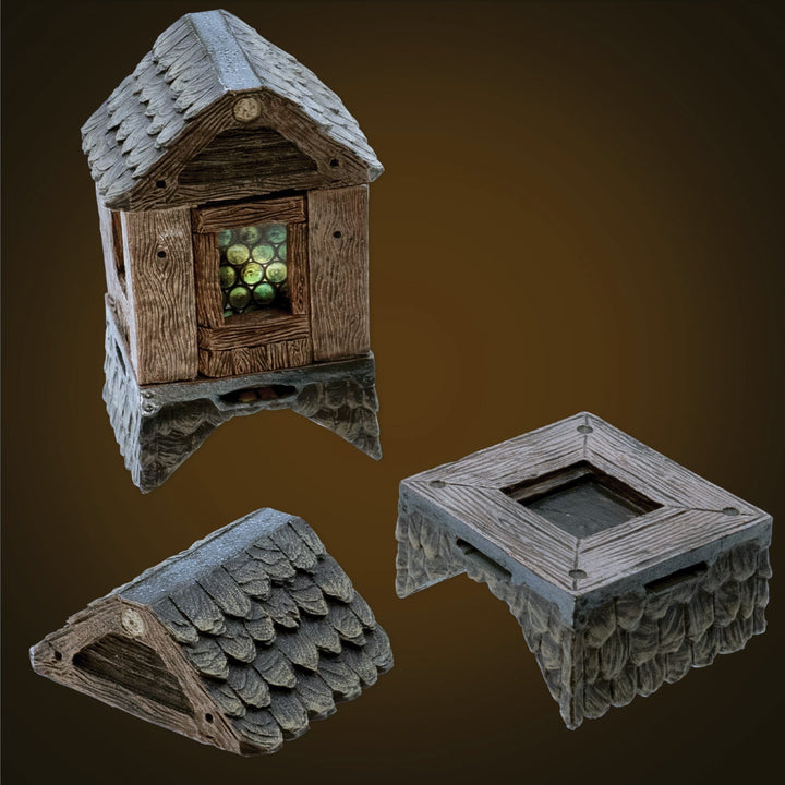 Modular Roof - Rustic Steeple - Dark (Unpainted)