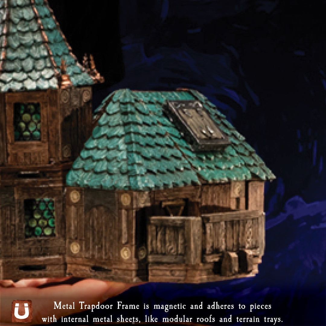Modular Roof - Right Angle Junction - Dark (Unpainted)