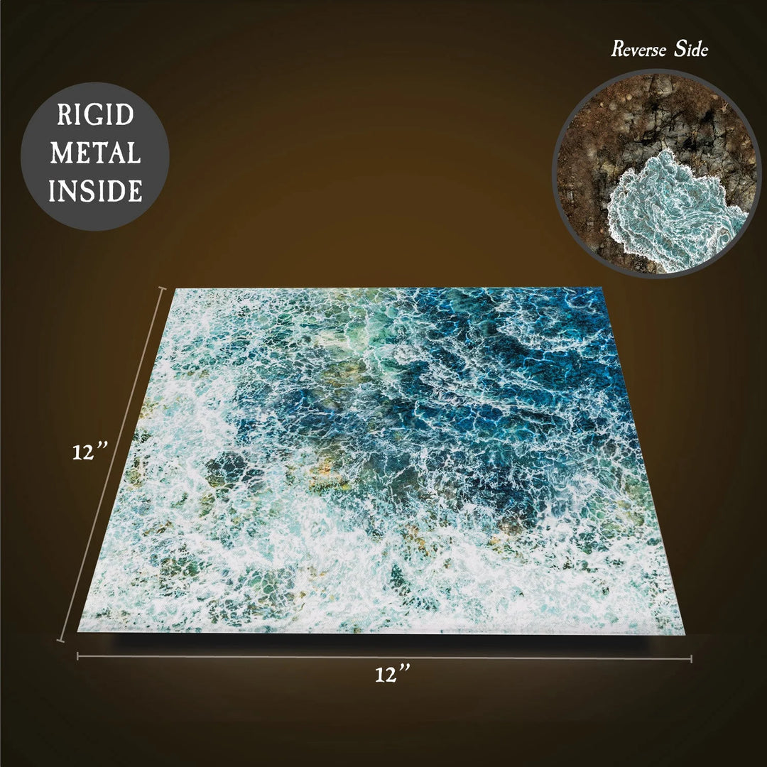 12" × 12" Dual-Sided Terrain Trays – Available in Multiple Styles