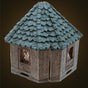 Rustic Wood - The Poet's Nook w/ Green Roof (Unpainted)