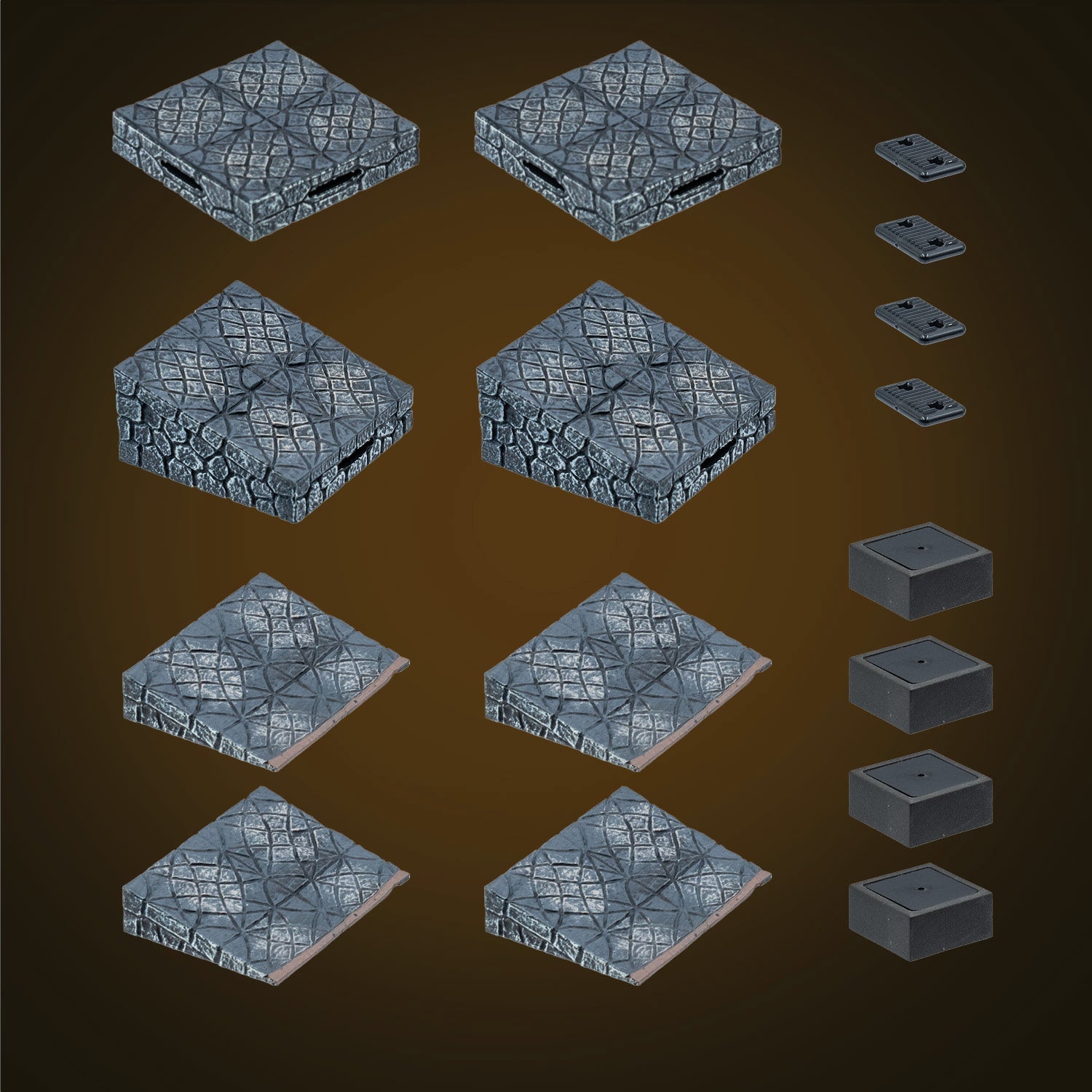 Exponential Ramp Texture Urban Elevation - Ramps (Painted) – Dwarven Forge