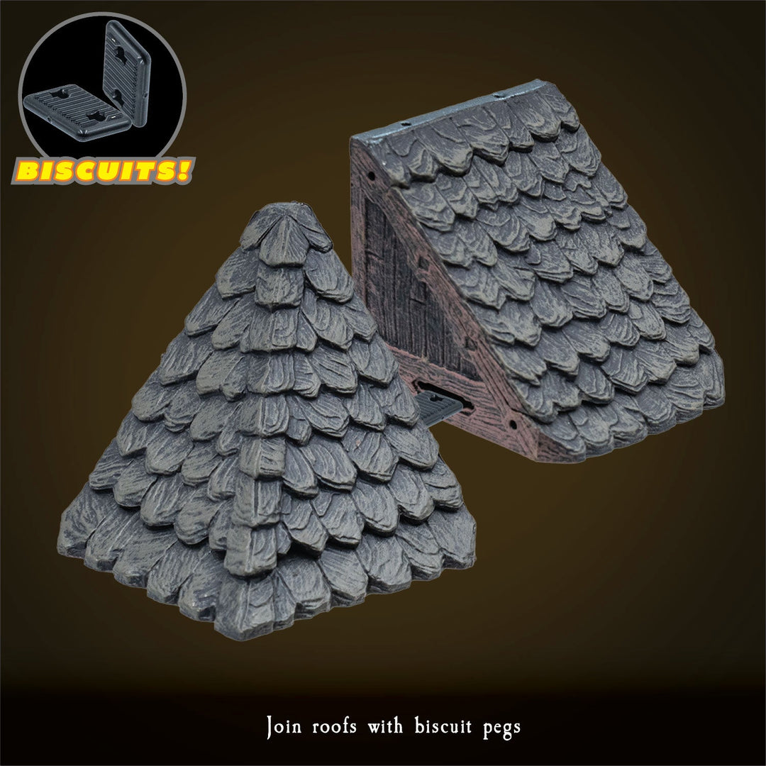 Modular Roof - Straight Roof - Dark (Unpainted)