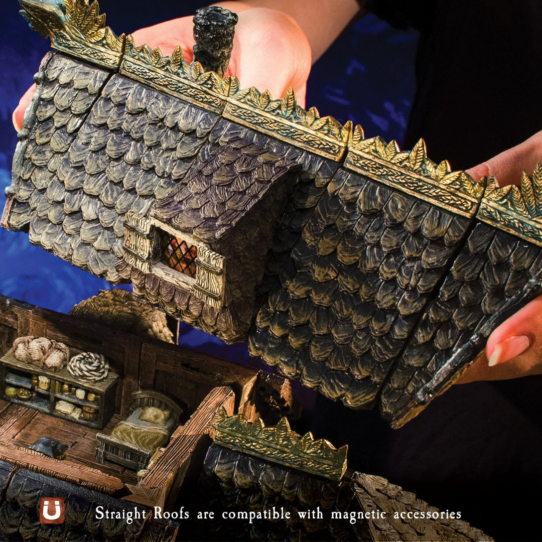 Modular Roof - Straight Roof - Dark (Unpainted)