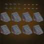 Modular Roof - Straight Roof - Dark (Painted)