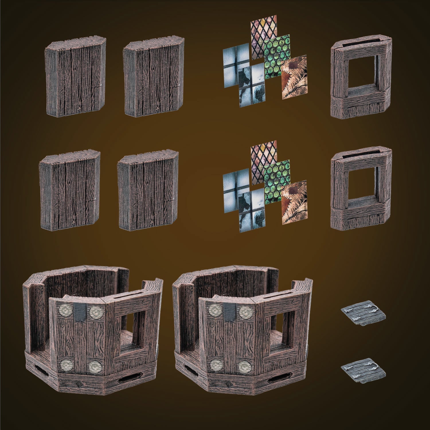 Rustic Wood - Tower Extensions (Painted) – Dwarven Forge