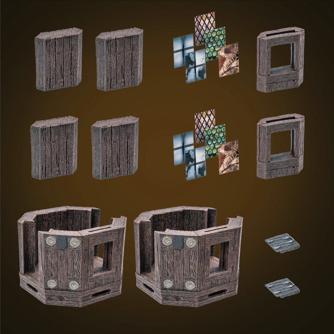 Rustic Wood - Tower Extensions (Painted)