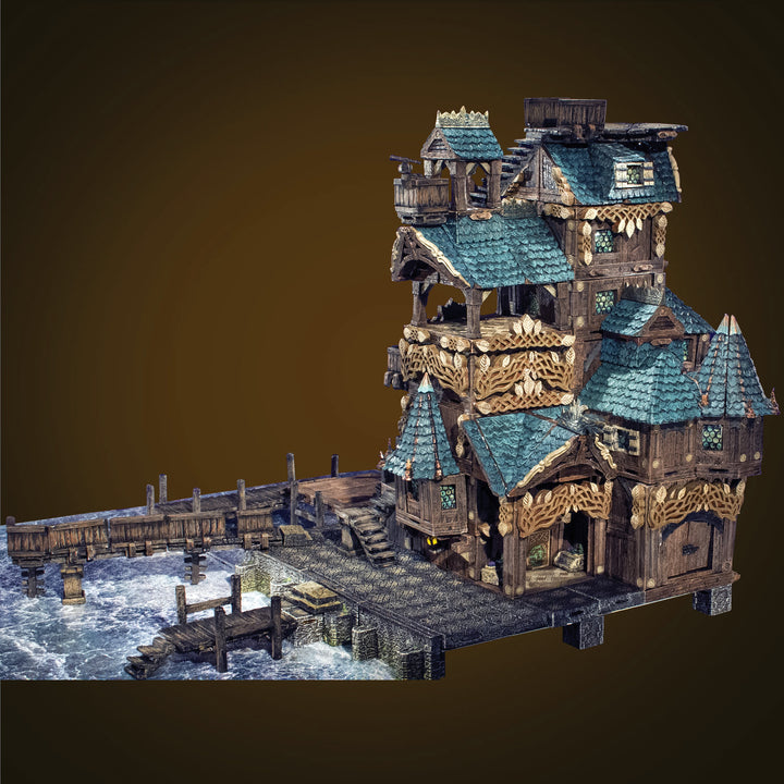 District - Elven Trading Post Bundle (Painted)