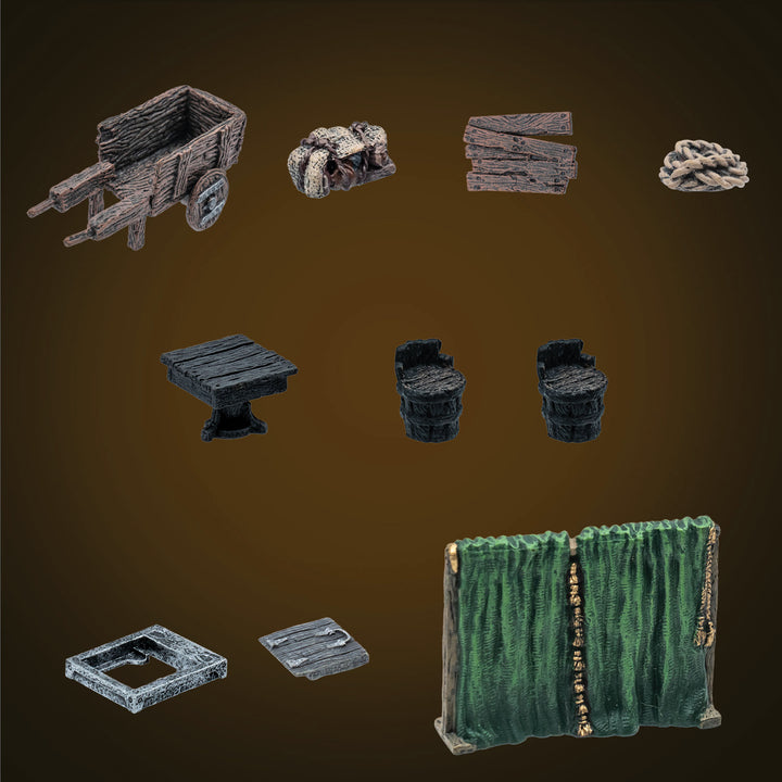 Small Treasure Chest - Lowtown Dressing (Painted)
